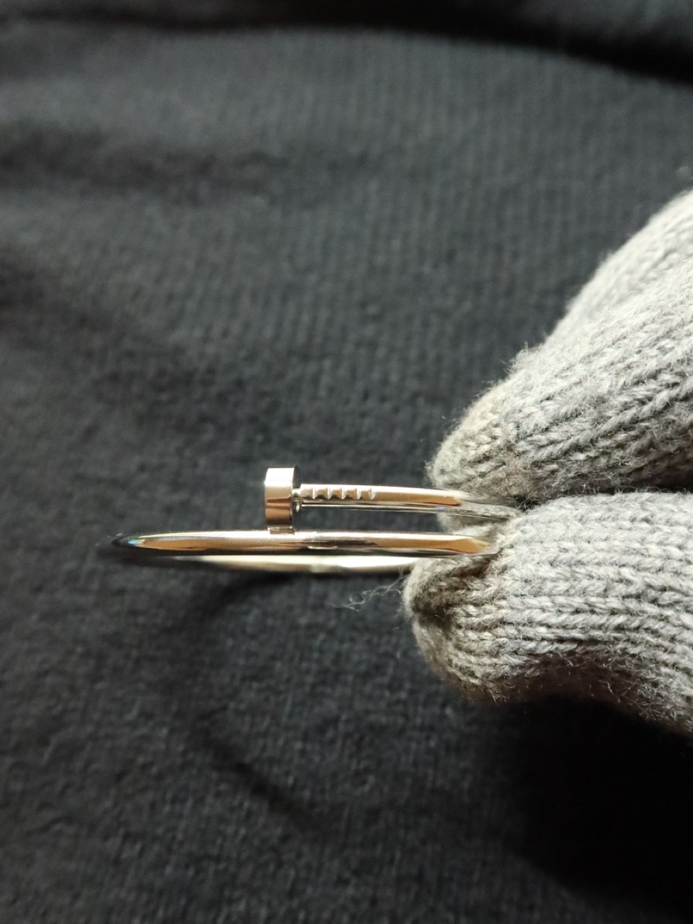 Second Hand Authentic Cartier Juste Un Clou Bracelet, Small Model